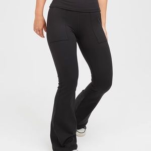 OFFLINE By Aerie The Hugger High Waisted Foldover Flare Legging